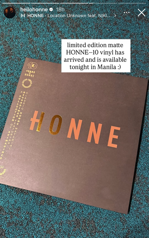 HONNE — 10 LIMITED MATTE EDITION (Double Vinyl)